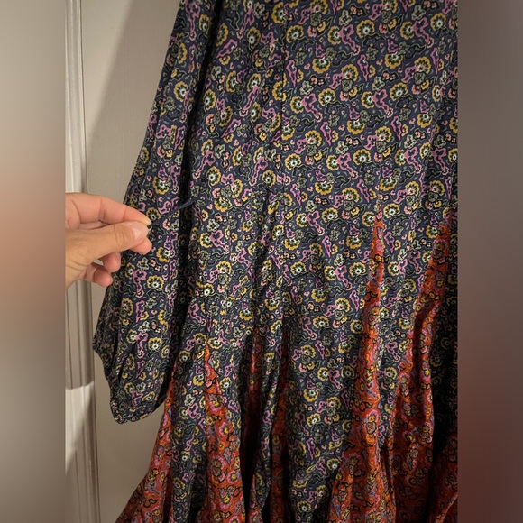 BNWT RHODE ELLA DRESS NAVY MOSAIC 
Floral Print Dress Size S *no belt* - Picture 14 of 14